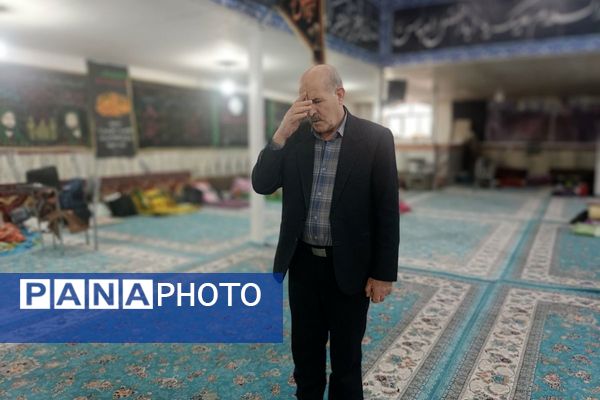 مراسم معنوی اعتکاف در مسجد اعظم حضرت ابوالفضل (ع) بهارستان دو