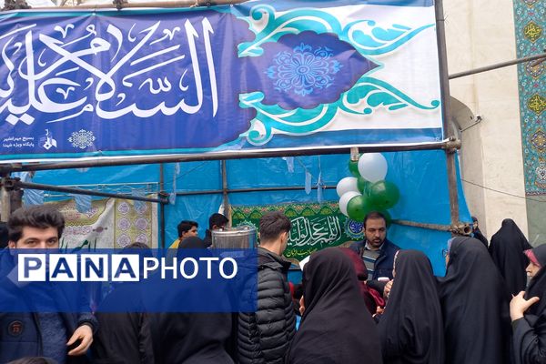 برپایی موکب‌های پذیرایی و فرهنگی در ایام اعتکاف رجبیه