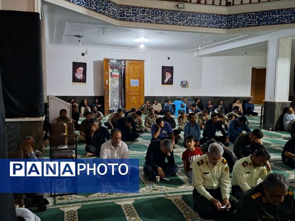 مراسم ارتحال حضرت امام خمینی (ره) در جزیره بوموسی 