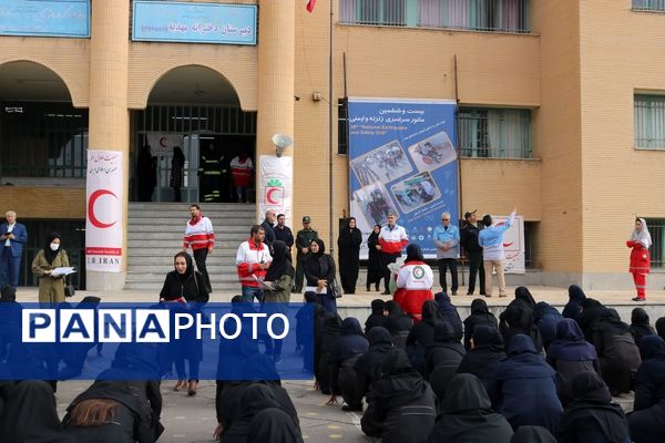 برنامه متمرکز مانور سراسری زلزله در زنجان