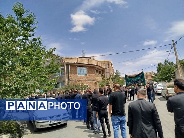 هیات عزاداری شهرستان هوراند در روز تاسوعا