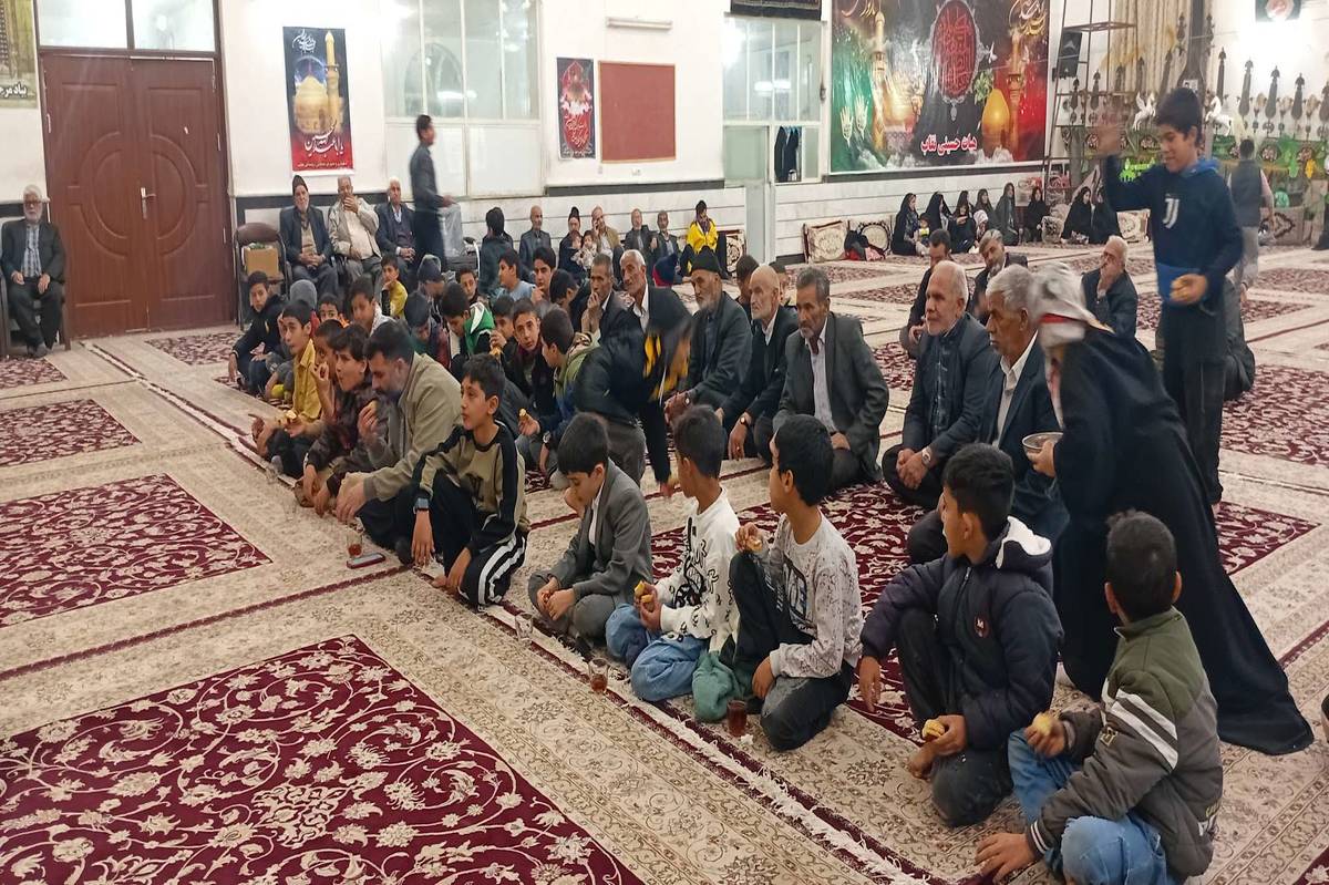 جشن باشکوه شب میلاد دختر پیامبر اکرم ص در روستای نقاب خلیل آباد