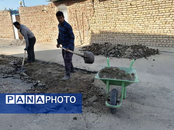 کوچه دبیرستان مادر مهربان نقاب سامان یافت