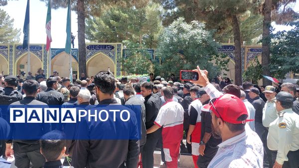 مراسم تشییع و تدفین پیکر مطهر شهید امنیت در شهرستان نیشابور 