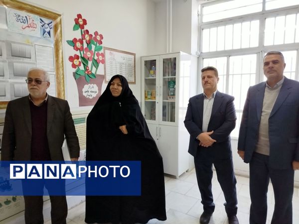 بازدید ارزیاب مدارس سما استان خراسان رضوی از دبیرستان پسرانه متوسطه اول سما شهرستان کاشمر 