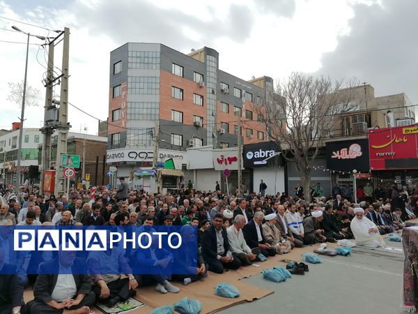  نماز عید فطر در شهرستان آبیک