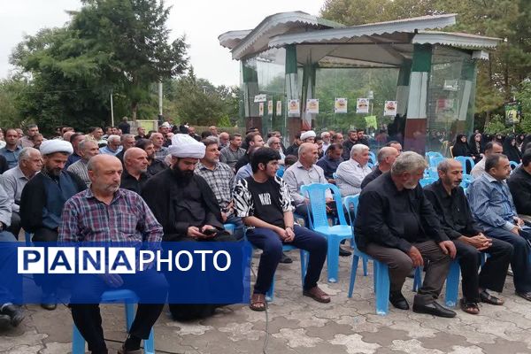 اربعین شهدای اقتدار در مزار شهدای گمنام املش