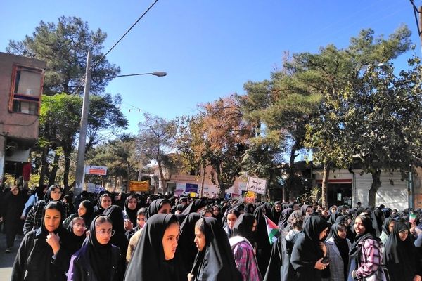  راهپیمایی سیزده آبان در شهرستان خلیل آباد