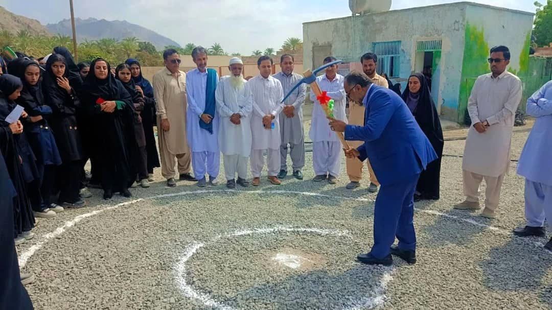 آغاز ساخت مدرسه ۶ کلاسه در روستای کشیگ نیکشهر