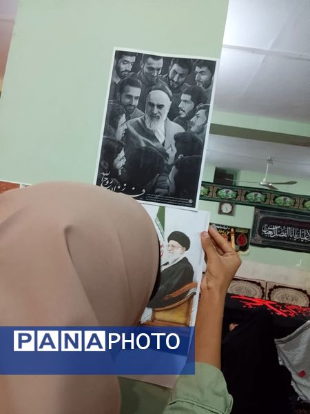 مراسم استقبال از شهید گمنام در روستای سرزه 