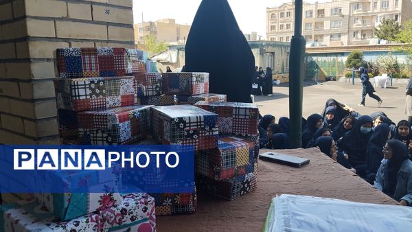 برگزاری رویداد شادی به رنگ ایثار در دبیرستان شاهد عصمت ناحیه ۳ کرج