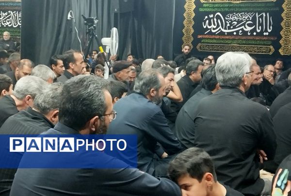 مراسم شب ششم  محرم در گلزار شهدای نیشابور