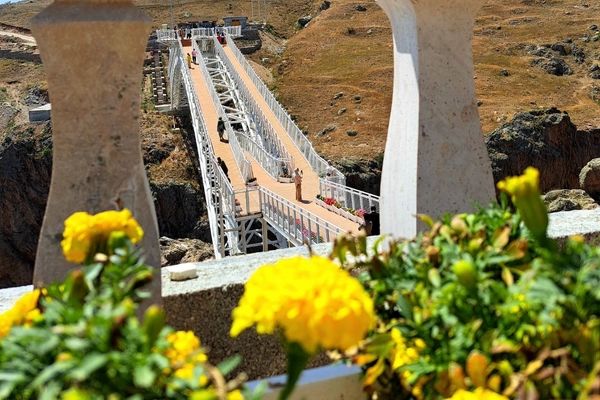 پل معلق سه‌طبقه ورگه‌سران؛ شکوه معماری بر فراز دره ورگه سران