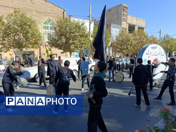 برپایی هیئت عزاداری دانش‌آموزی «قاسم ابن الحسن(ع)» در دبیرستان رئیس‌زاده خلیل‌آباد