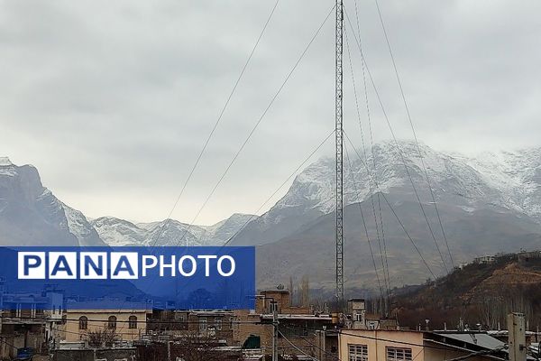 خودنمایی برف در شهر بار نیشابور
