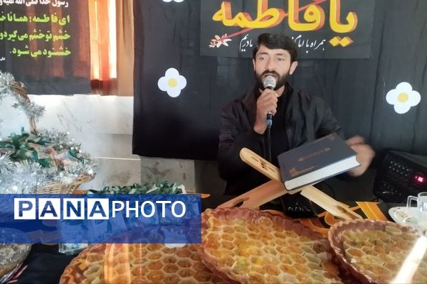 مراسم شهادت حضرت زهرا (س) و عزاداری در دبیرستان طالقانی 