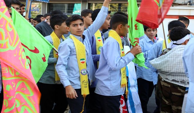 حضور پرشور مردم ارومیه در راهپیمایی 13 آبان