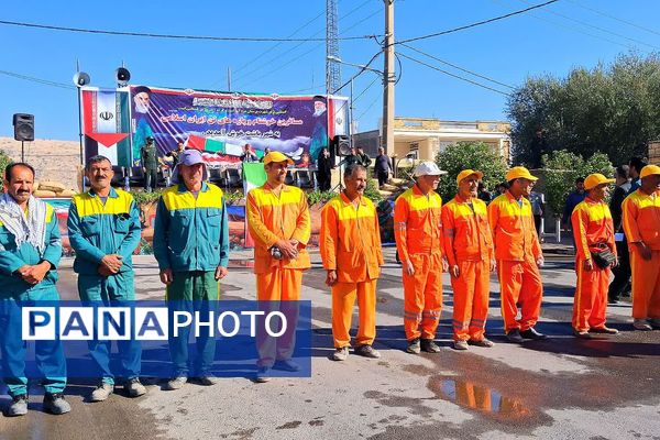 استقبال باشکوه از پیکر۶ شهید گمنام در شهرستان باشت