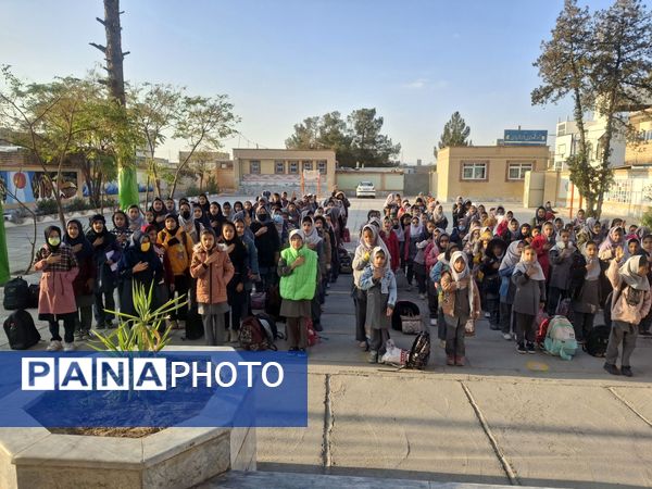 مراسم صبحگاه در شهرستان کاشمر