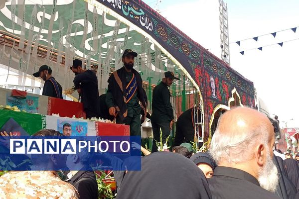 تشییع پیکر شهدای اقتدار در تهران ایران