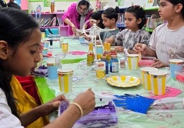 برگزاری دومین جلسه کارگاه ساخت اسلایم در حاجی‌‌‌‌آباد