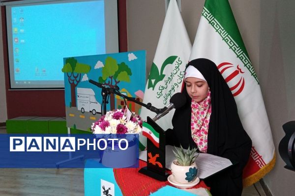 افتتاح کتابخانه سیار روستایی شماره۲ نیشابور باحضورپیشتازان سازمان دانش آموزی درمراسم