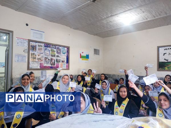 انتخابات شورای دانش آموزی در مدرسه علی اصغر دانشور یک