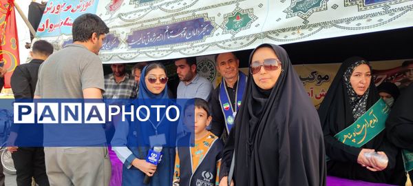برپایی موکب نهادهای اداره آموزش و پرورش در شیروان