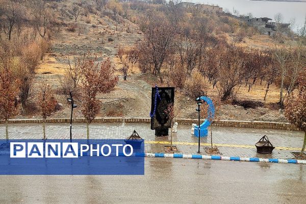 چهره شفاف و دل انگیز شهربارنیشابور با بارش  باران پاییزی  
