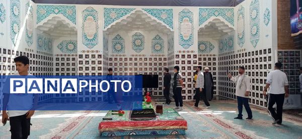 حضور ۲۰۰ نفر از بسیجیان نورآباد در یادمان شهدای عملیات مرصاد
