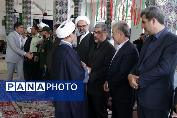 مراسم بزرگداشت هفتمین روز شهادت شهدای خدمت در مهریز