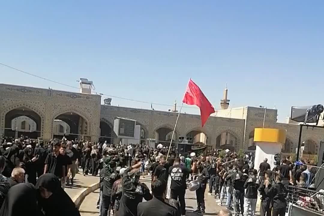 مراسم عزاداری عاشقان امام رضا (ع) در مشهد مقدس