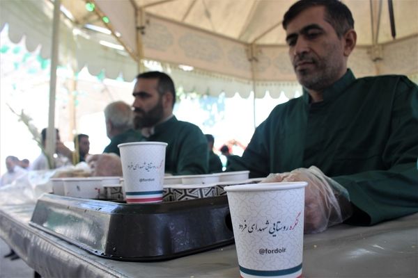 جلوه‌هایی از همدلی گروه‌های مردمی در برپایی یادواره شهدای روستای فردو