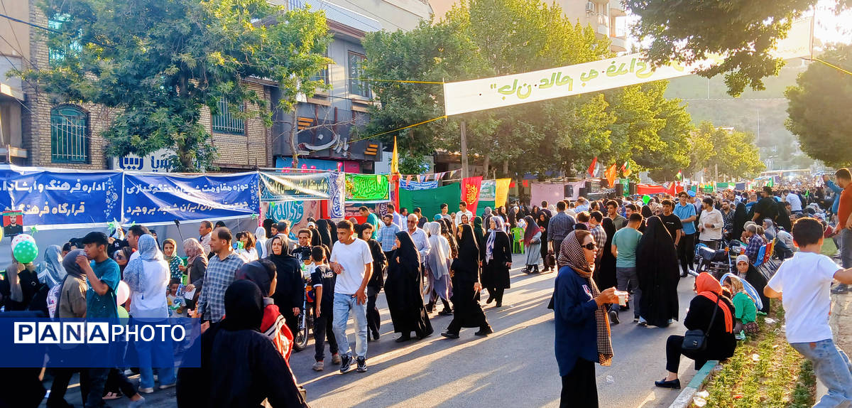 مردم غیور بروجرد در عید غدیر صدای وحدت و مقاومت در برابر اسرائیل جنایت کار