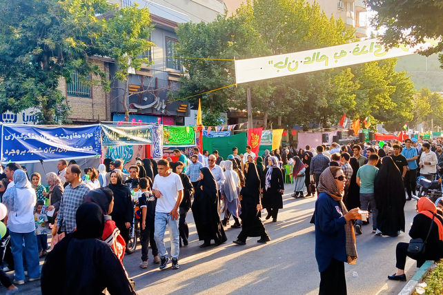 مردم غیور بروجرد در عید غدیر صدای وحدت و مقاومت در برابر اسرائیل جنایت کار