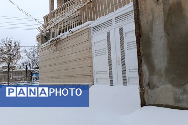 بارش زیبای برف پاییزی در شهرستان نیشابور 