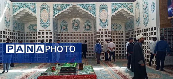 حضور ۲۰۰ نفر از بسیجیان نورآباد در یادمان شهدای عملیات مرصاد