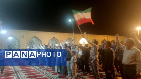 تجمع مردم نیشابور برای محکومیت حملات آمریکا و رژیم صهیونسیتی به تاسیسات هسته ای ایران 