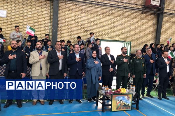 افتتاحیه طرح پهلوان سعید «شهید سعید طوقانی» در سالن فتح المبین ناحیه دو شهرری 