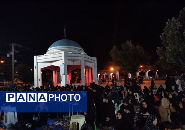 برگزاری مراسم شب دوم عزاداری ماه محرم در مسجد شهدای گمنام 