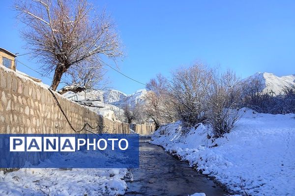اولین برف زمستانی در بار