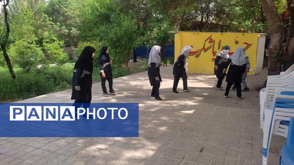 اردوی تفریحی دانش آموزان دبستان شاهد حاج تقی آقا بزرگ در اردوگاه جوادالائمه مشهد