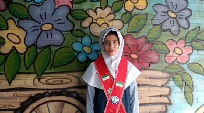 دعای صبحگاهی دانش‌آموزان دبستان هادی، جلوه‌ای از عشق به امام زمان (عج)