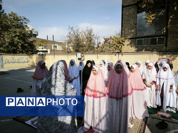 خواندن نماز باران در دبستان دخترانه شطیطه2