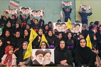 گردهمایی جامعه بزرگ بانوان ورزشکار در محکومیت حملات صهیونیستی