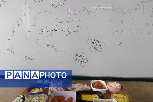 برپایی زنگ غذا با عنوان«آشپزی با طعم ریاضی» در مدرسه کوثر ناحیه یک شهرری