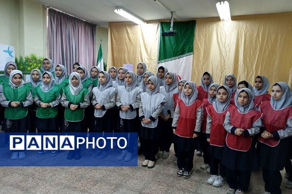 نمایشگاه فرهنگی_هنری و جشن ایرانمون در دبستان شهید آقچه‌لو رباط‌کریم