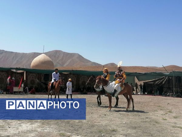 مراسم تعزیه خوانی در روز اربعین حسینی در شهر بار