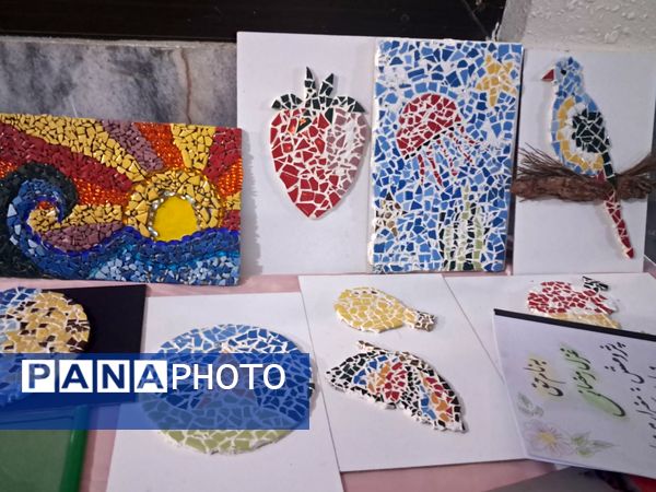 نمایشگاه هنری مدرسه انیس خوش قدم 