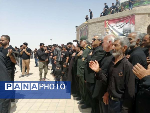امامزاده سین حسن روستای میرآباد، میزبان مسئولان شهرستان خلیل‌آباد